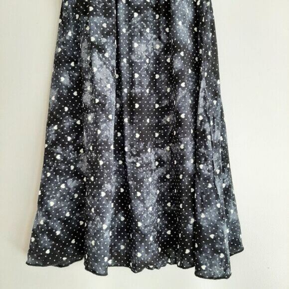 MINI MOLLY High Neck Sleeveless A-Line Dress Hearts & Dots Kids Sz 8 / M - Picture 8 of 12